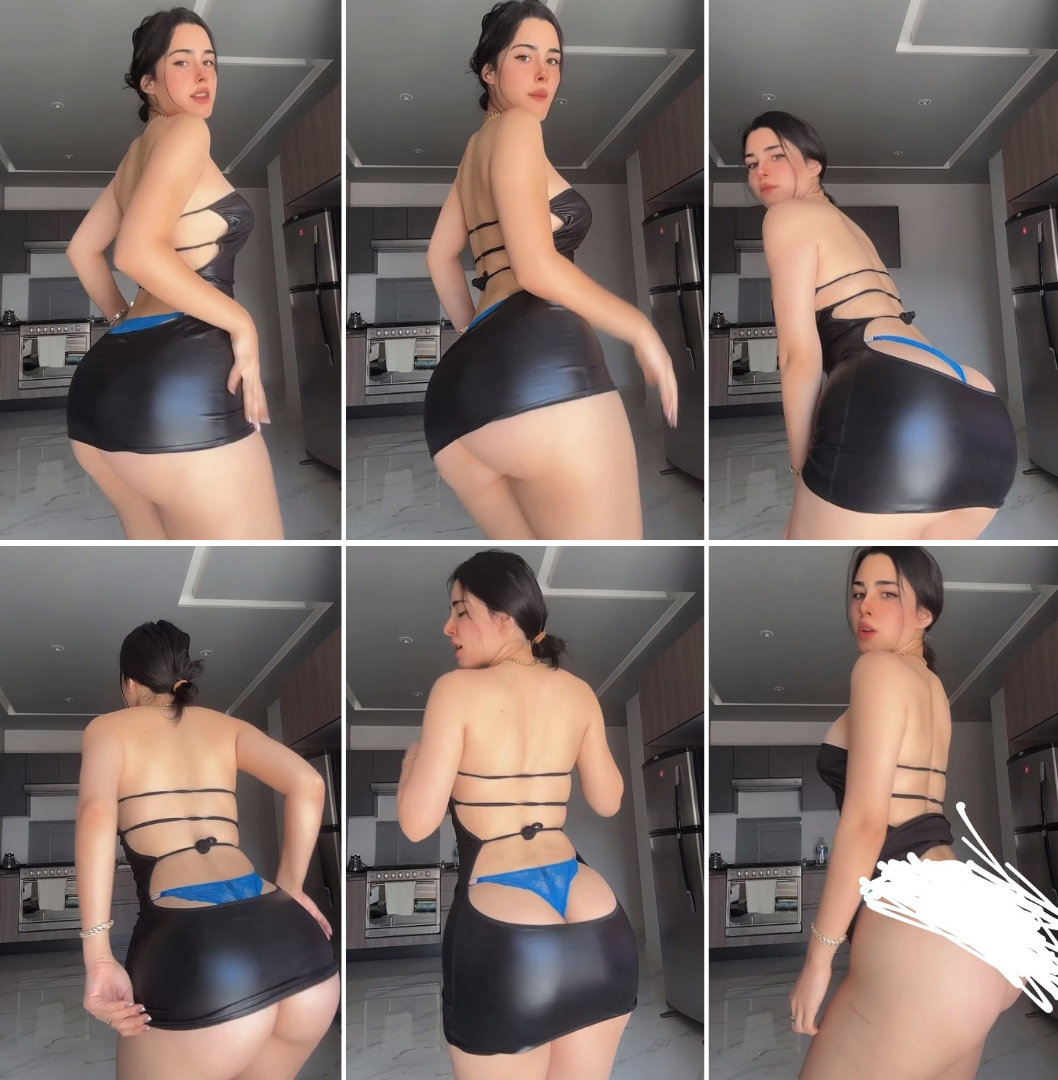 VESTIDO NEGRO LATEX 🖤💦