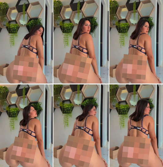 TWERK EN LENCERIA AZUL 💙